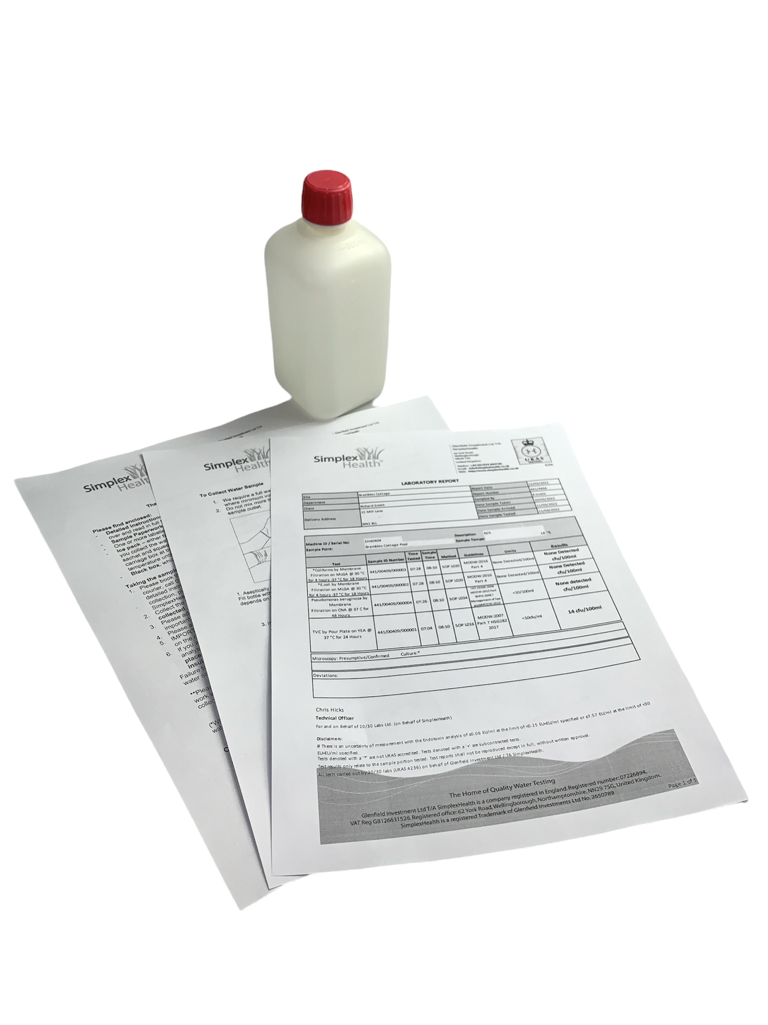 Total Viable Count TVC (Lab Test) Watersafe UK Water Test Kits