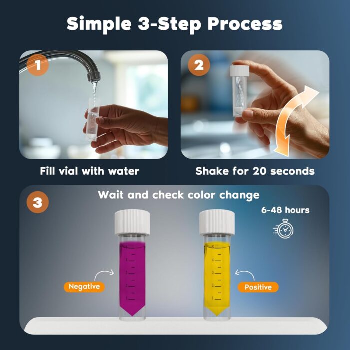 Watersafe Coliform Bacteria Test WS-831 (1 test) - Image 2