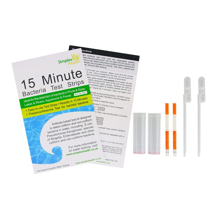 Bacteria Test Strips 15 Minute for Rivers, Lakes, Pools & Spa  (2 tests) - Image 5