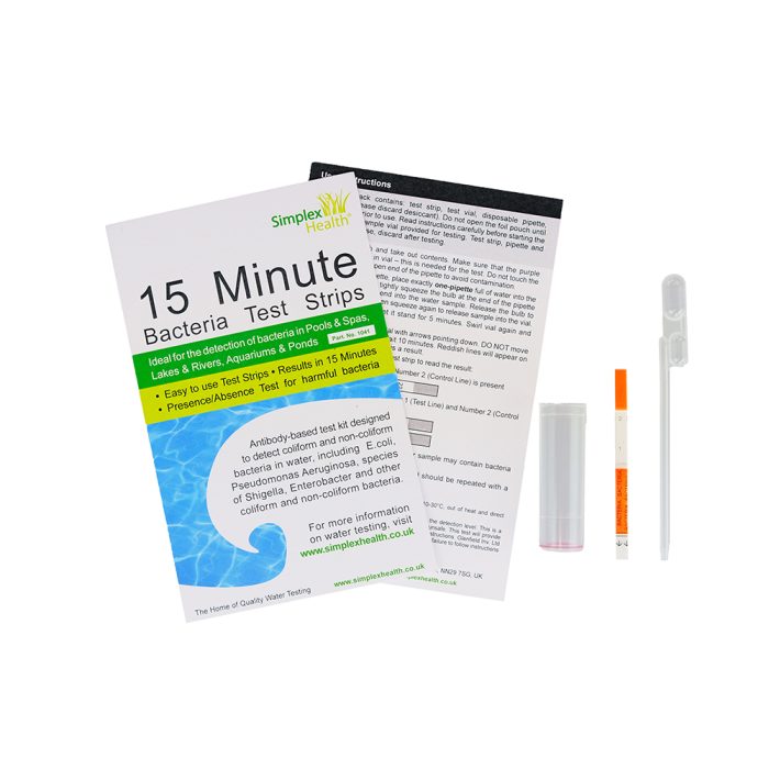 Bacteria Test Strips 15 Minute for Rivers, Lakes, Pools & Spa  (2 tests) - Image 6