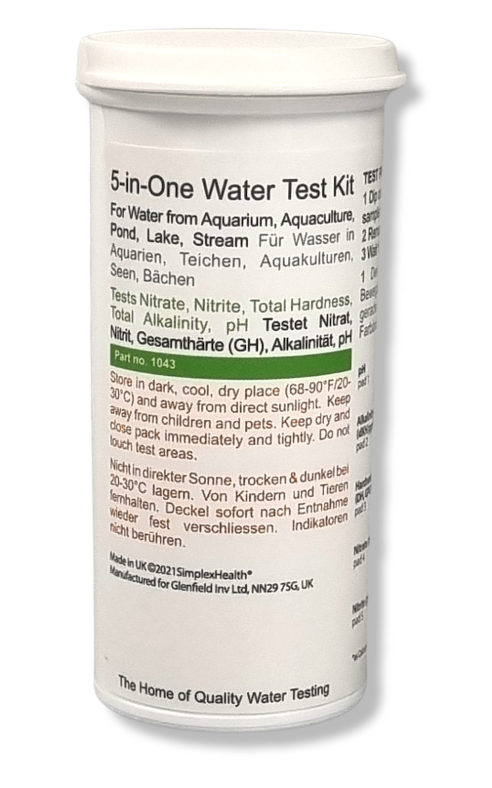 Water Test Kit (5-in-1) Fresh & Salt water (50 strips) - Image 3