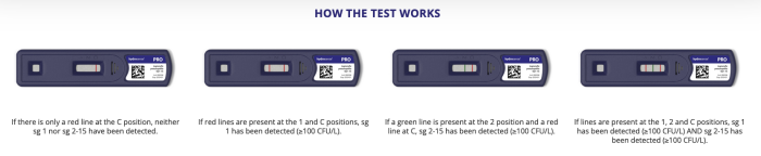 Hydrosense Pro Ultra Rapid Legionella Water Test (1 test) - 100CFU/L - Image 5