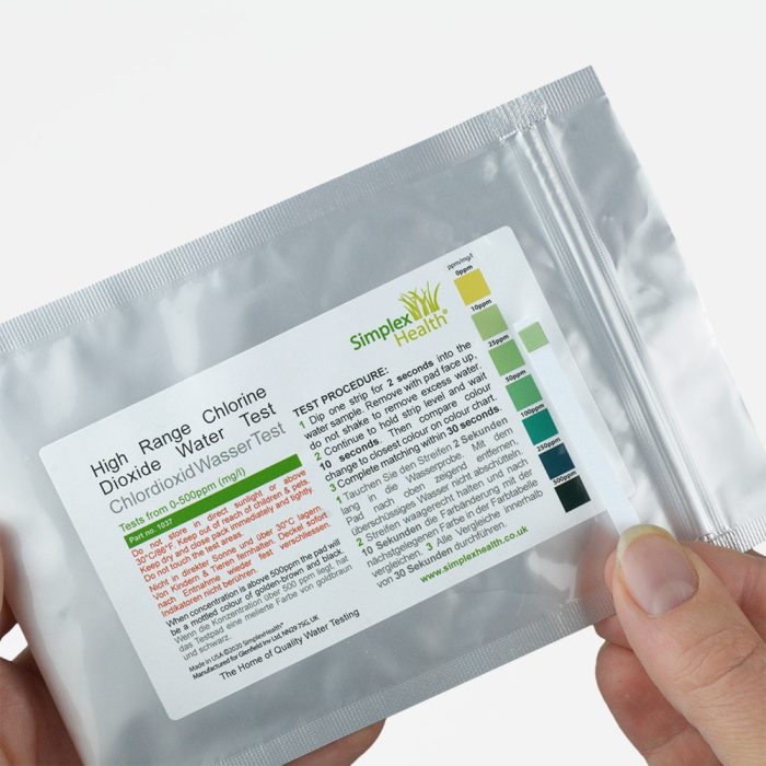Chlorine Dioxide 0-500ppm (10 strips) - Image 2
