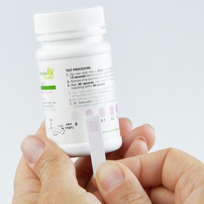 SimplexHealth Copper Test Strips 0-2ppm (25 strips) - Image 3