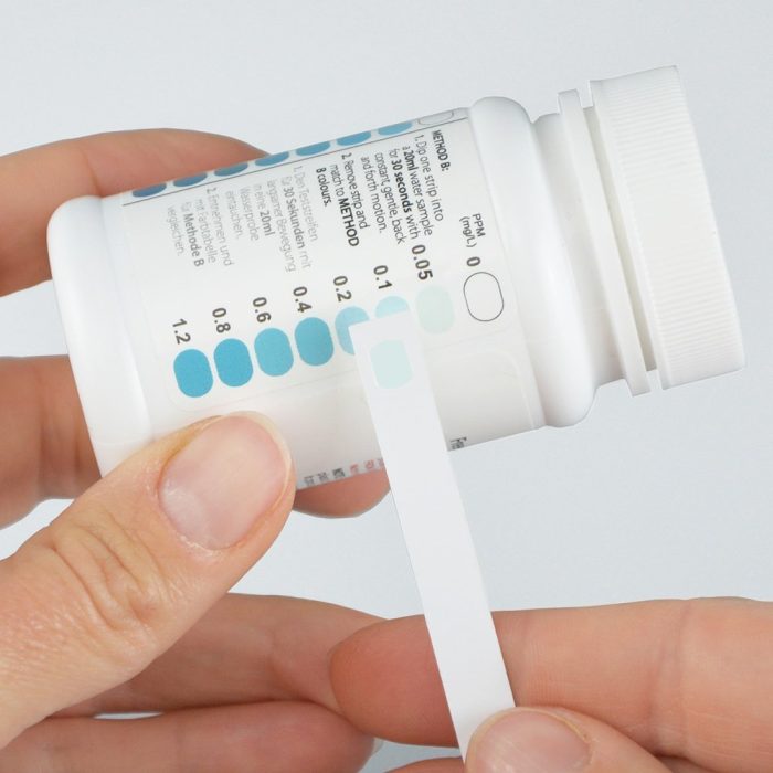 Free Chlorine Water Test 0-7ppm (50 Strips) - Image 2