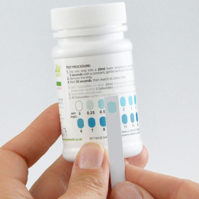 Free Chlorine Water Test 0-25ppm (50 strips) - Image 3